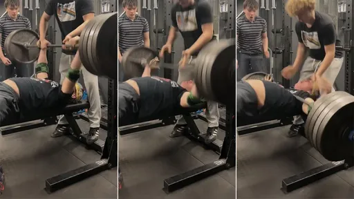 190kg槓鈴「砸塌胸口」影片瘋傳　14歲少年臥推失手傷勢曝光