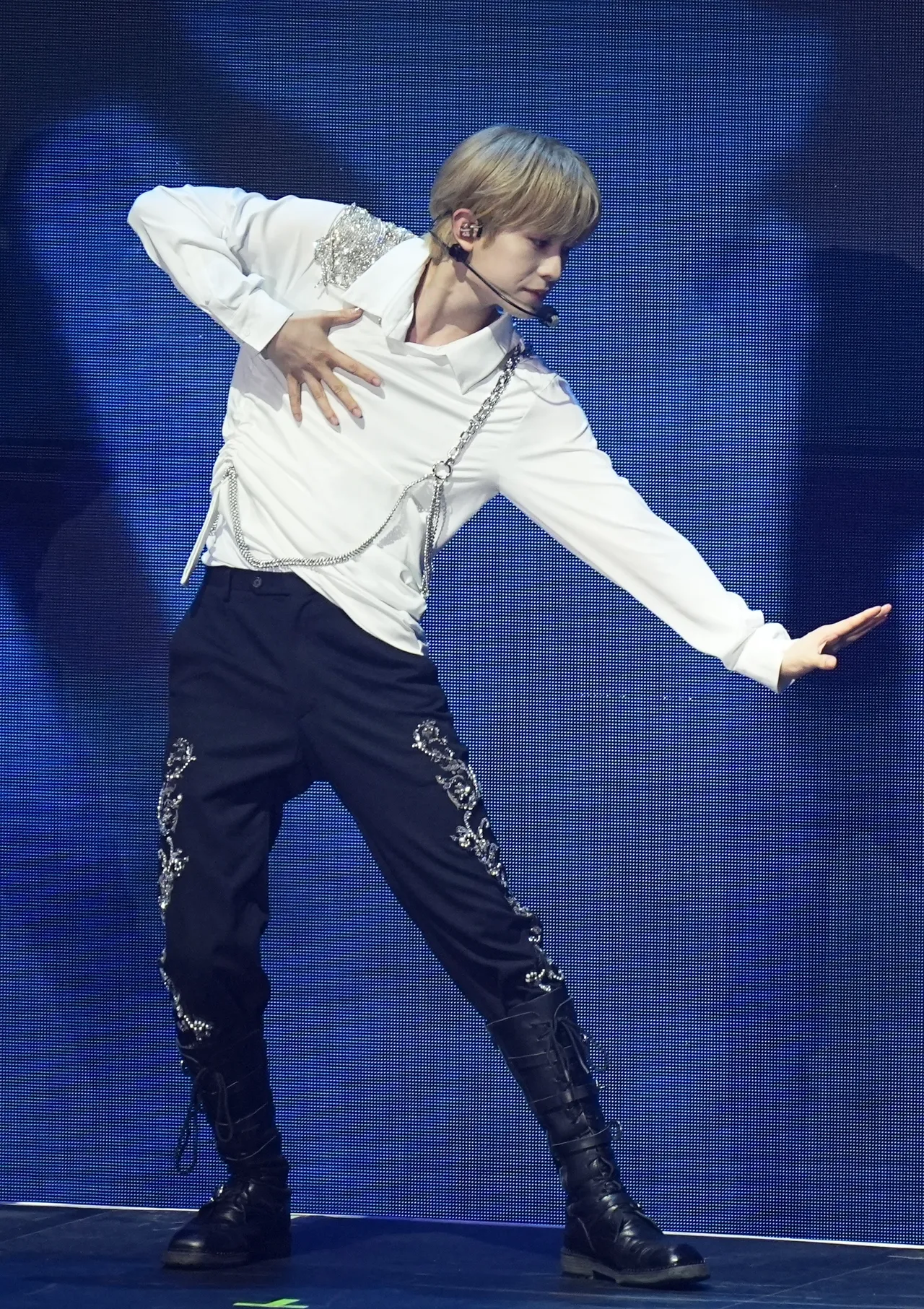 YUSHI跳舞展現力與美。彭欣偉攝