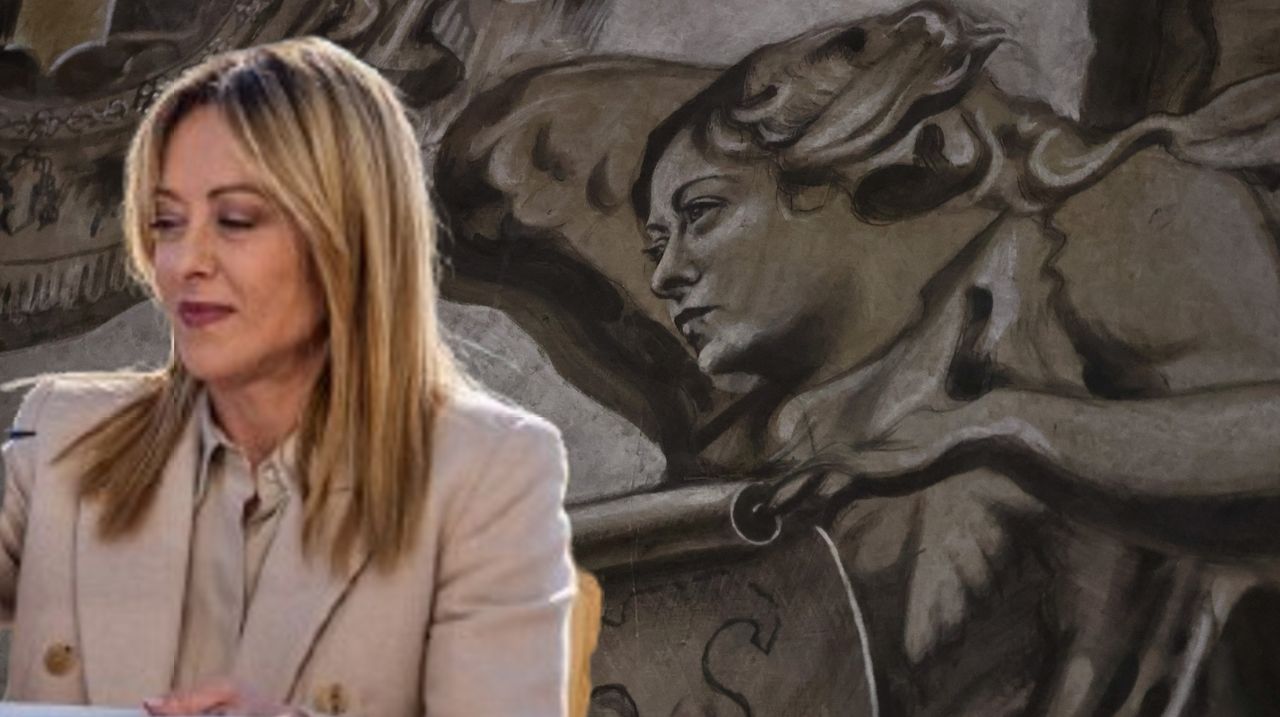 造神?羅馬教堂天使壁畫修復神似美女總理 網驚:真的有像