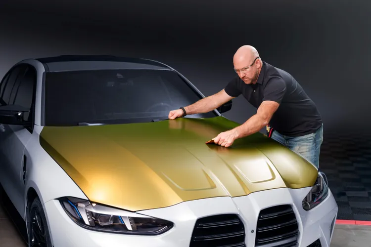  3M車身改色膜2080系列適合進行局部線條改色與創意線條設計。3M提供