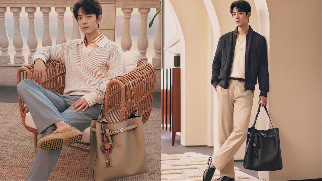 肖戰又來曬帥照了~ 愜意出遊還有TOD’S機器人掛飾作伴