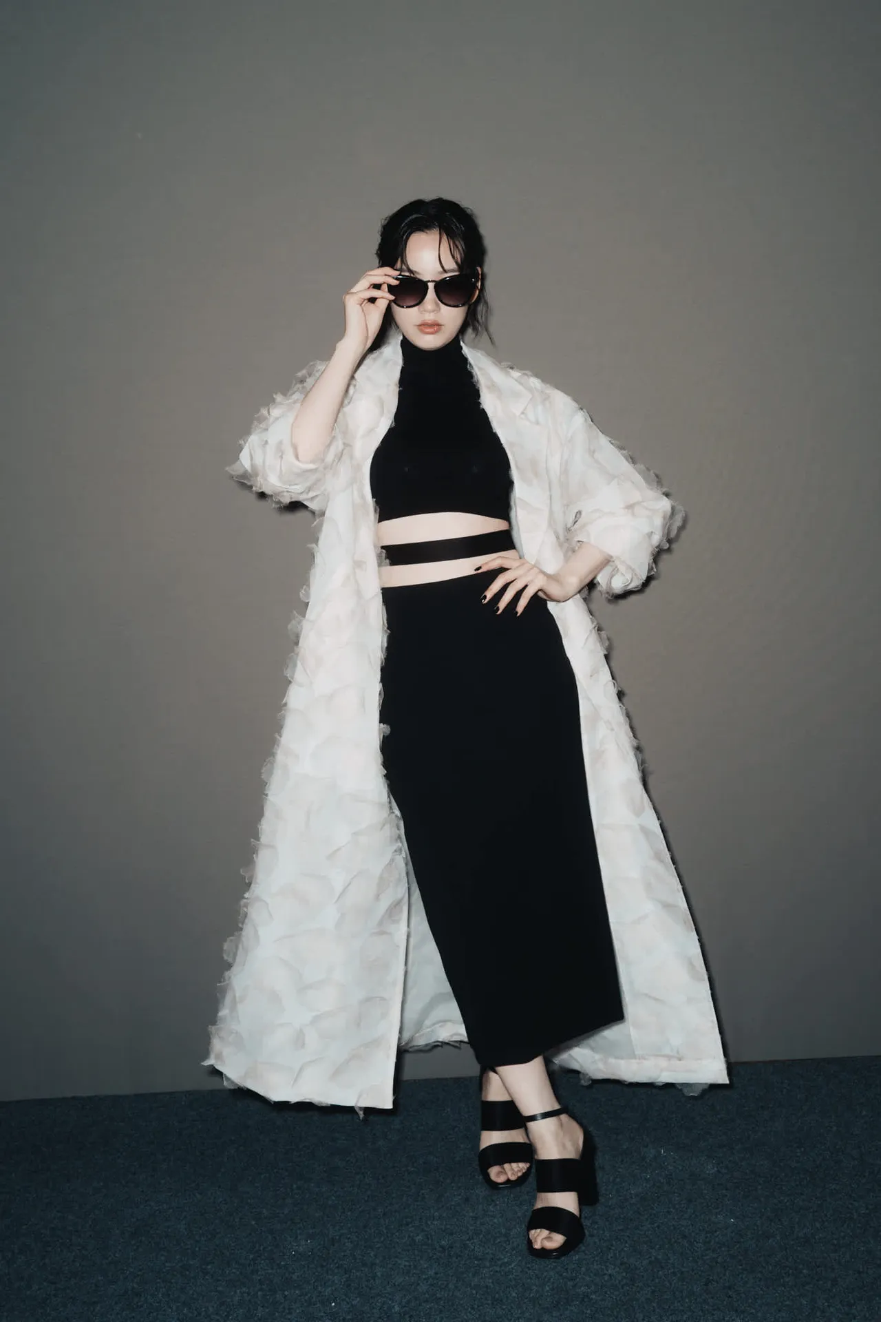 日本女星能年玲奈現身Max Mara 2026秋冬大秀。品牌提供