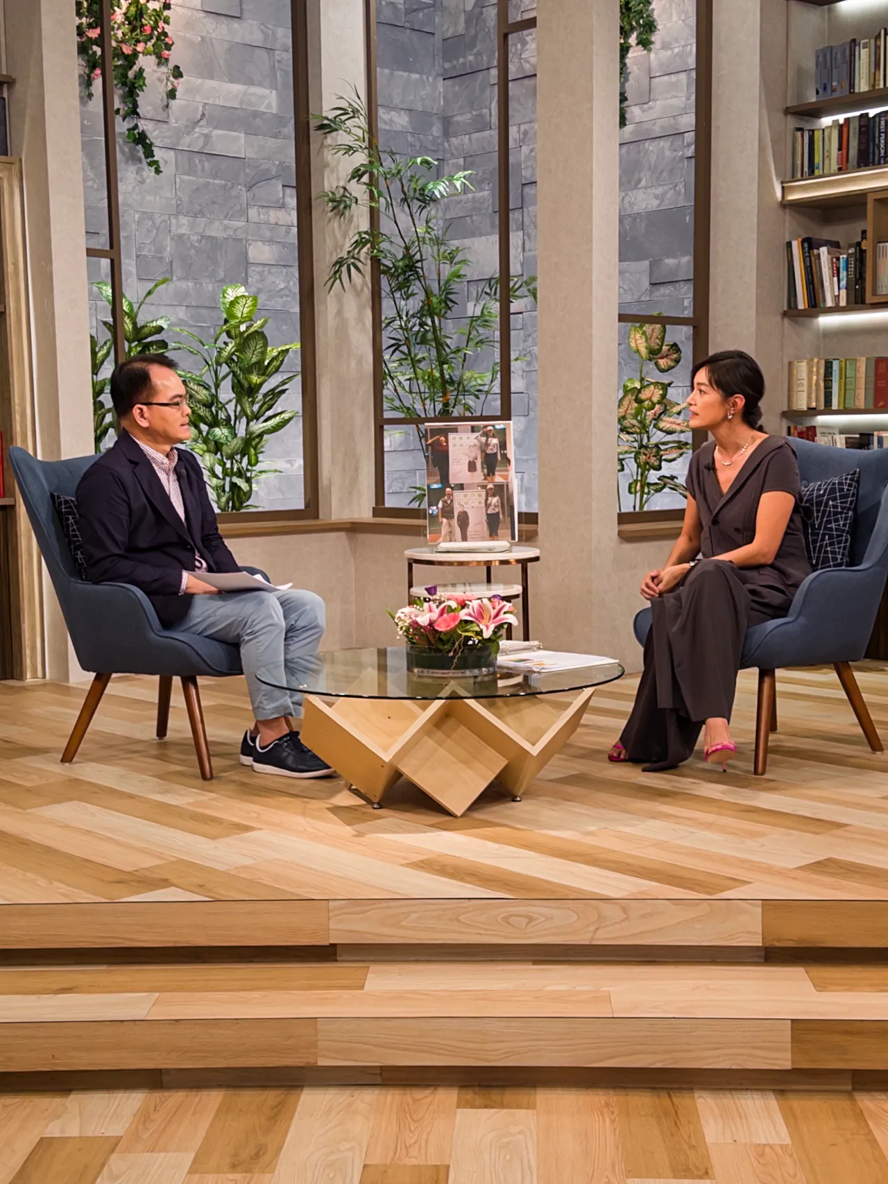 Janet聊心路歷程。三立提供