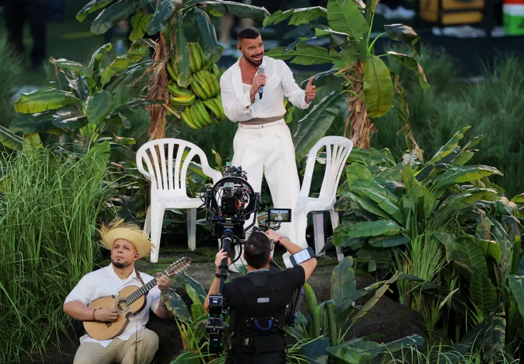 拉丁天王瑞奇馬汀驚喜現身。路透