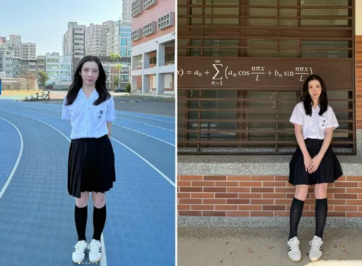 Fumi阿姨曬「雄中制服」掀回憶殺　網驚呼：雄中校花