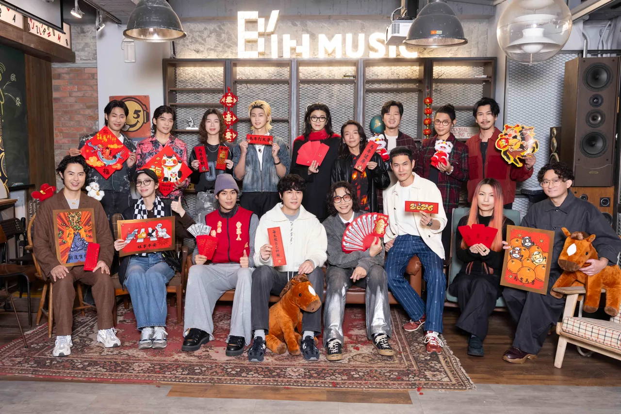 五團17位音樂人齊聚錄製新春特別節目《馬冬食》，陪粉絲一起圍爐。相信音樂提供