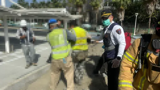 高雄工地出事了！　疑密閉空間不通風　2工人呼吸困難送醫