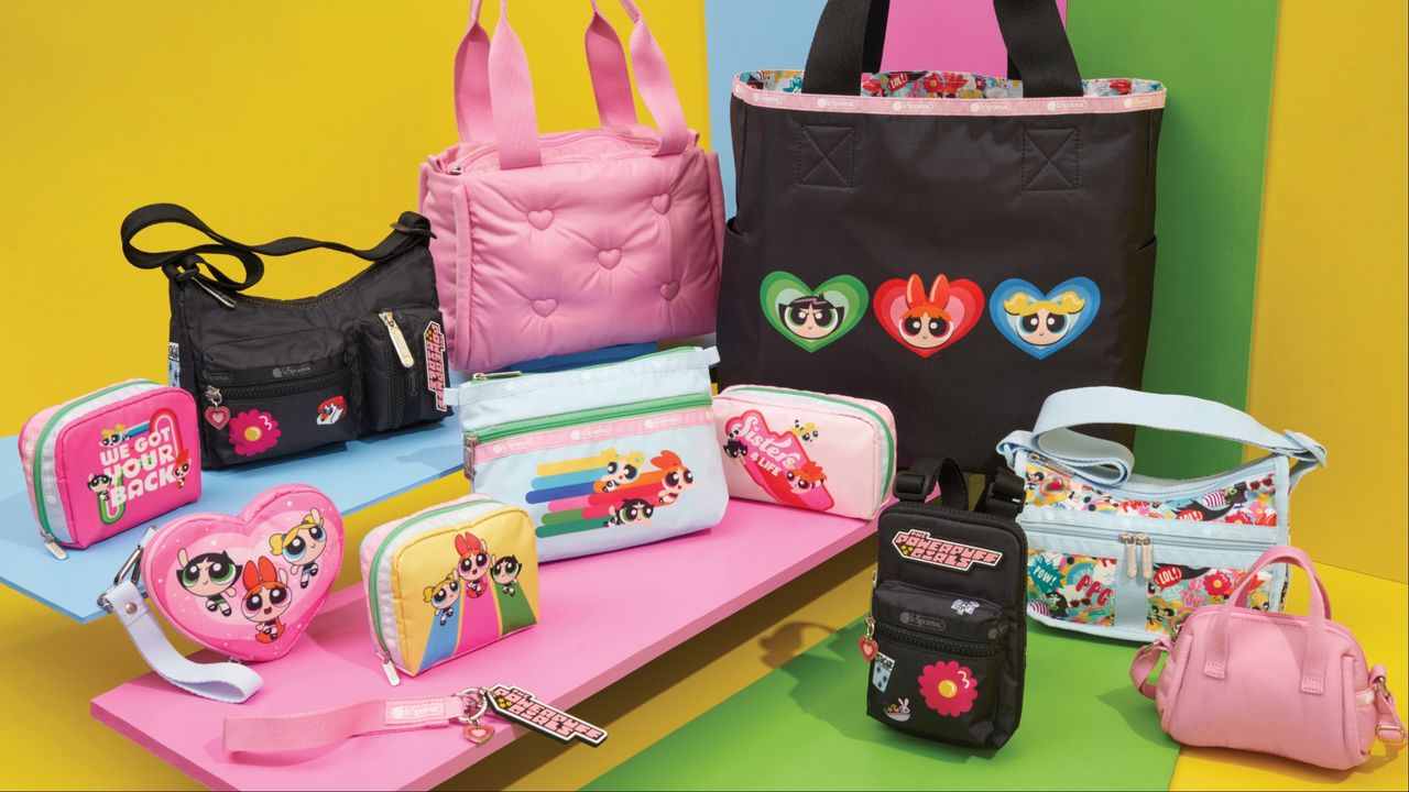 飛天小女警躍上LeSportsac聯名包 魔人啾啾倒在包身上也好Q