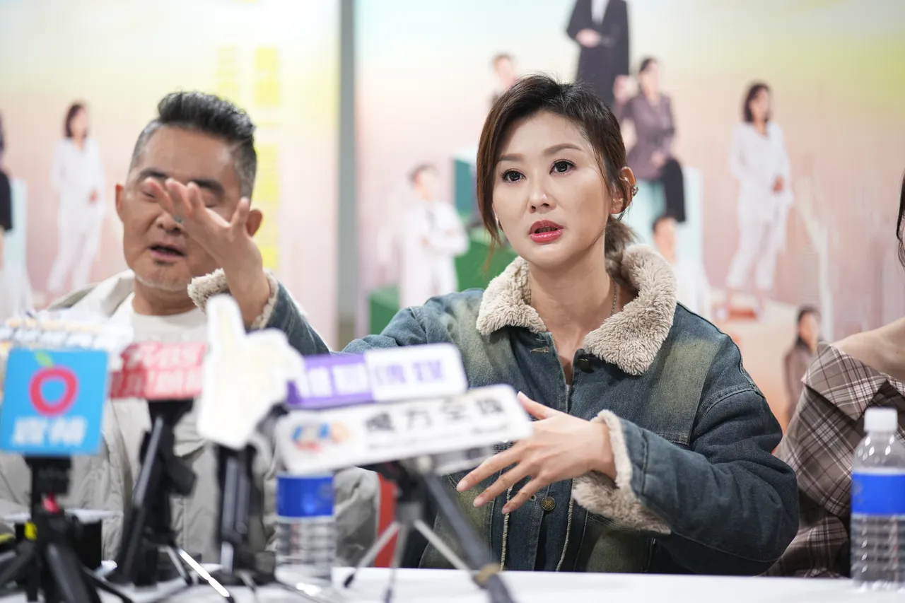 陳珮騏提到拍戲工安意外很嚴肅。彭欣偉攝