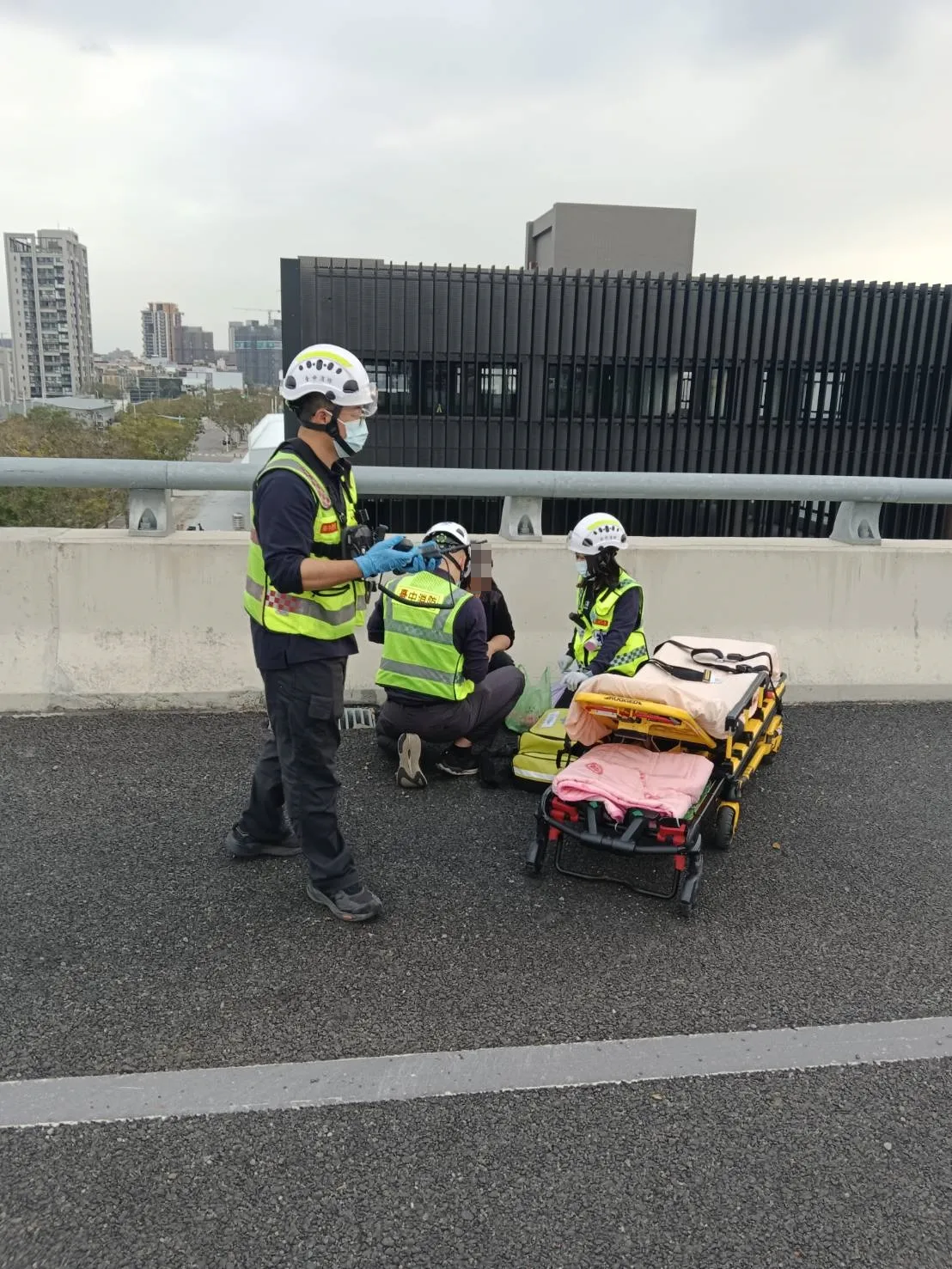 5名傷者送醫，所幸均意識清楚。民眾提供