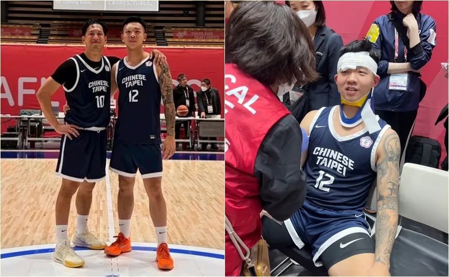 東京聽奧吳尚澤比賽受傷仍拚盡全力。吳尚澤提供