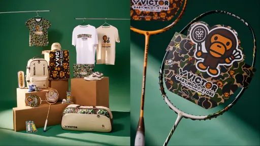 最萌猿人登陸球場！VICTOR聯名BABY MILO把羽球拍變潮了