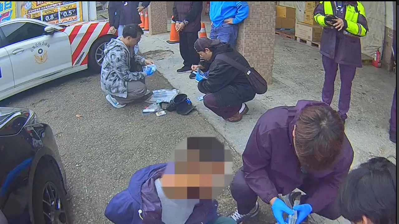警方逮到3人。翻攝畫面