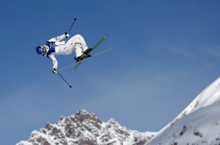 谷愛凌代表中國出戰自由式滑雪項目。路透