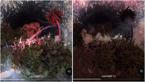 蓮池潭煙火炸射民眾狂逃！網驚呼「太可怕」　左營太子宮：圓滿成功