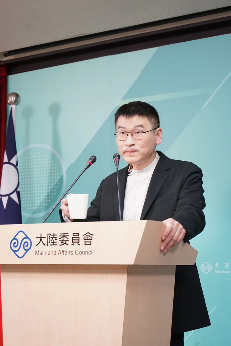 陸委會副主委梁文傑。邱筠媜攝