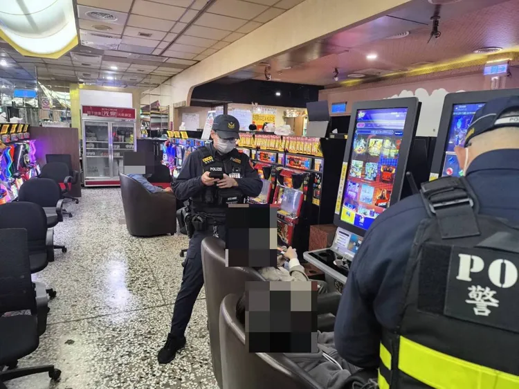 電子遊戲場也列入臨檢重點。民眾提供