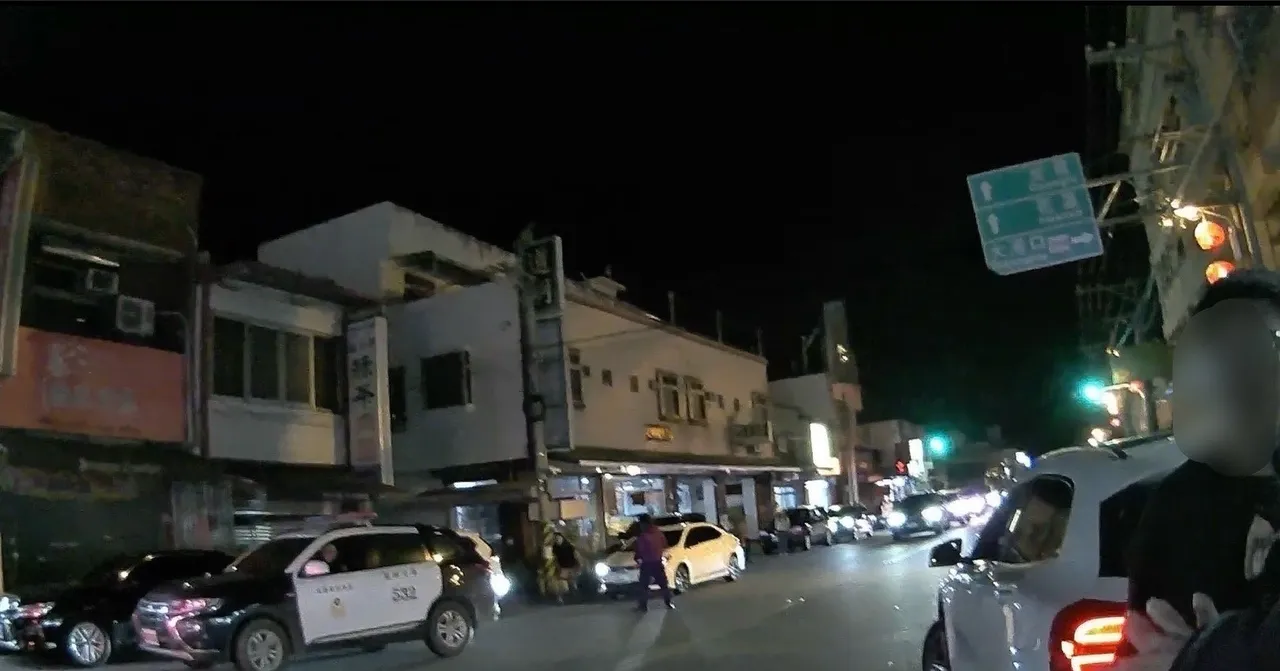 過年期間買彩券竟發生停車糾紛。翻攝畫面