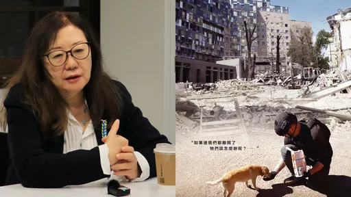 山田茜烏克蘭戰區救毛孩！拍片先立遺囑「財產給同行攝影師家人」