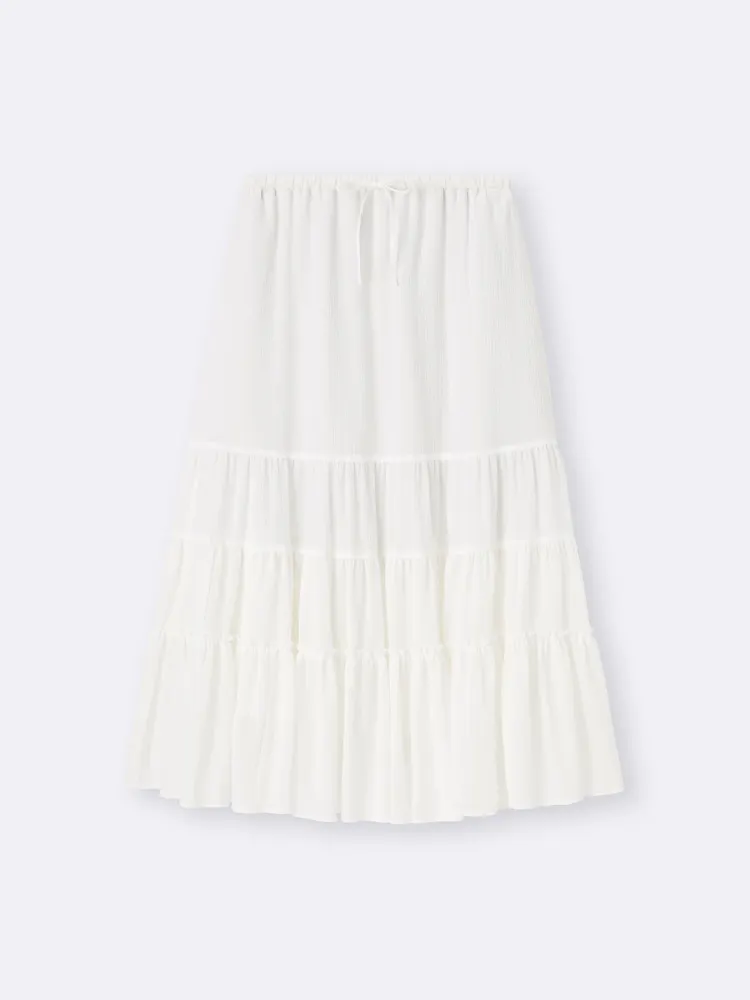 GU女裝蛋糕荷葉裙，優惠價790元。品牌提供