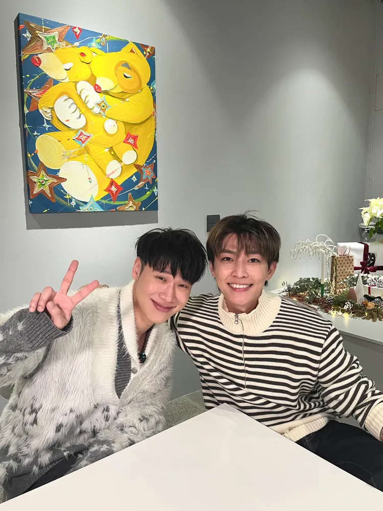 小賴、炎亞綸越來越放鬆。大浪娛樂提供