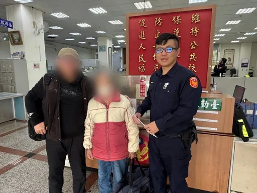 失智婦台中搭火車北上尋親迷途　八德警耐心追查助返家
