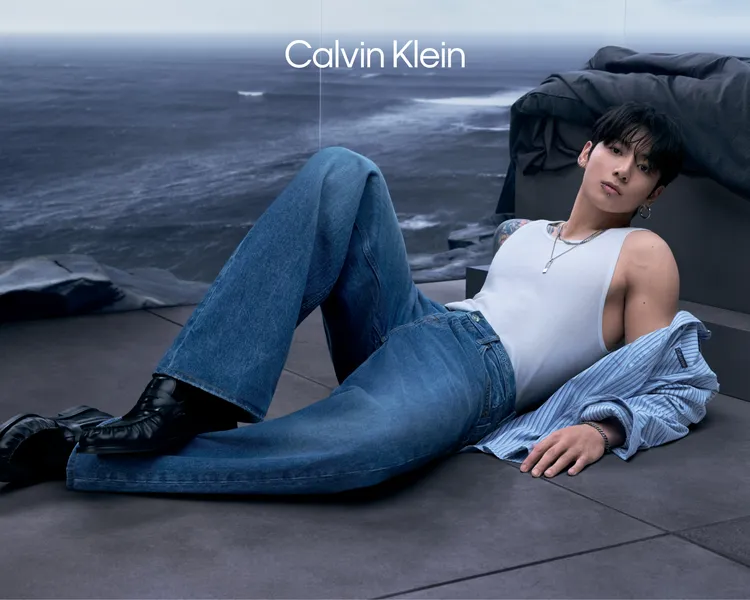 柾國拍攝Calvin Klein春季大片。品牌提供