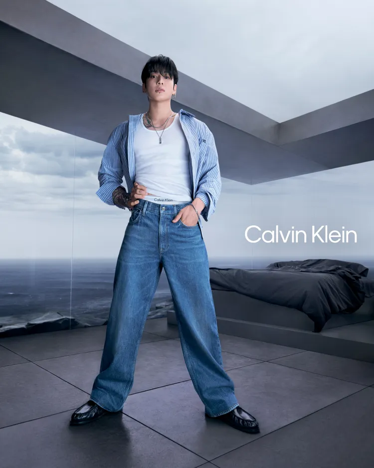 柾國拍攝Calvin Klein春季大片。品牌提供