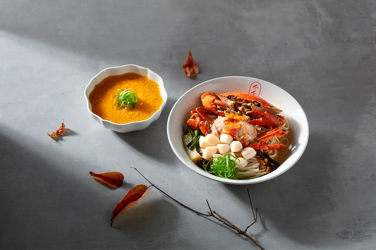 整隻紅蟳霸氣上桌！墨竹亭新春限定蟹黃紅蟳煨麵　刮刮樂抽iPhone 17