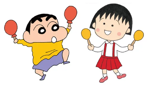 櫻桃小丸子遇見蠟筆小新！超夢幻聯動可愛到瘋掉