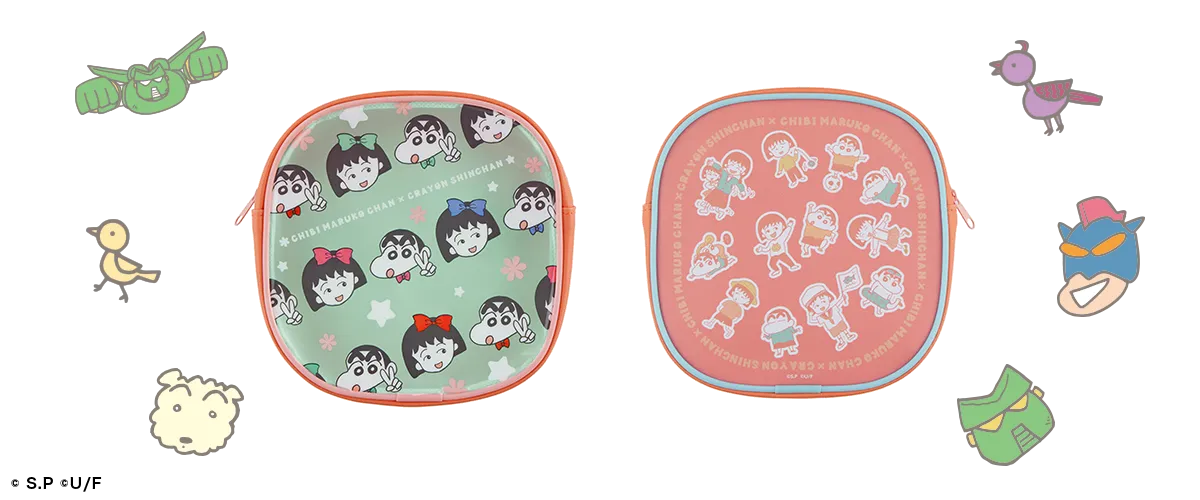 刊載《櫻桃小丸子》的漫畫雜誌《Ribon》5月號附贈聯名收納包。翻攝chibimaru.tv