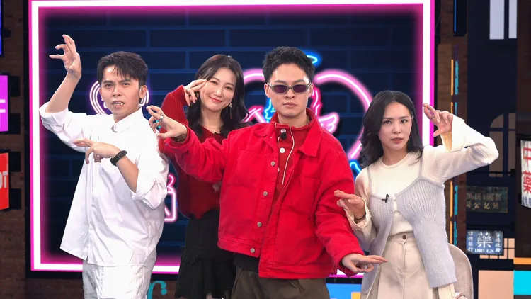 黃豪平（左起）、李新、楊昇達、熊熊錄影。《戀愛熊天秤》提供