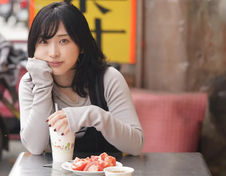 片桐走訪嘉義文化路觀光夜市。Ms.kuishinbou提供