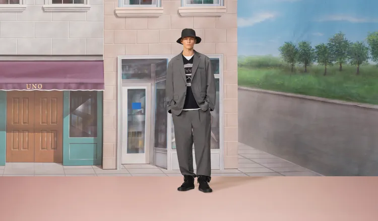 GU的人氣單品如西裝外套與錐形褲，經過材質升級。品牌提供