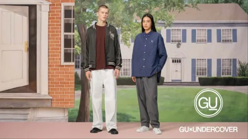 GU聯名UNDERCOVER揪史努比登場　緞面刺繡外套、高筒鞋必收