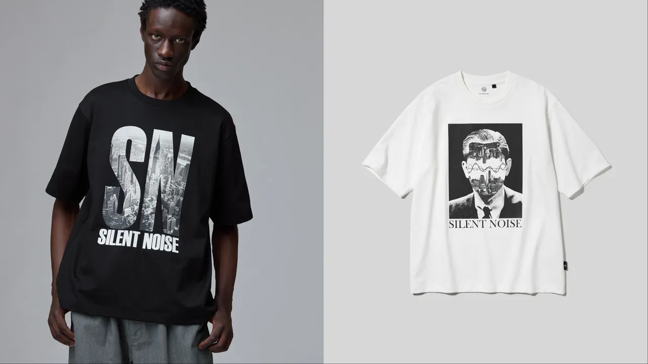 UNDERCOVER總監高橋盾親自繪製2款印花設計，DRY羅馬布印花T恤，各590元。品牌提供