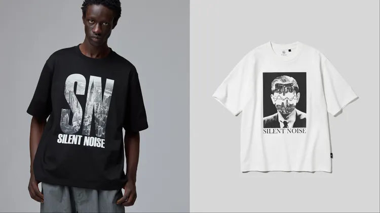 UNDERCOVER總監高橋盾親自繪製2款印花設計，DRY羅馬布印花T恤，各590元。品牌提供