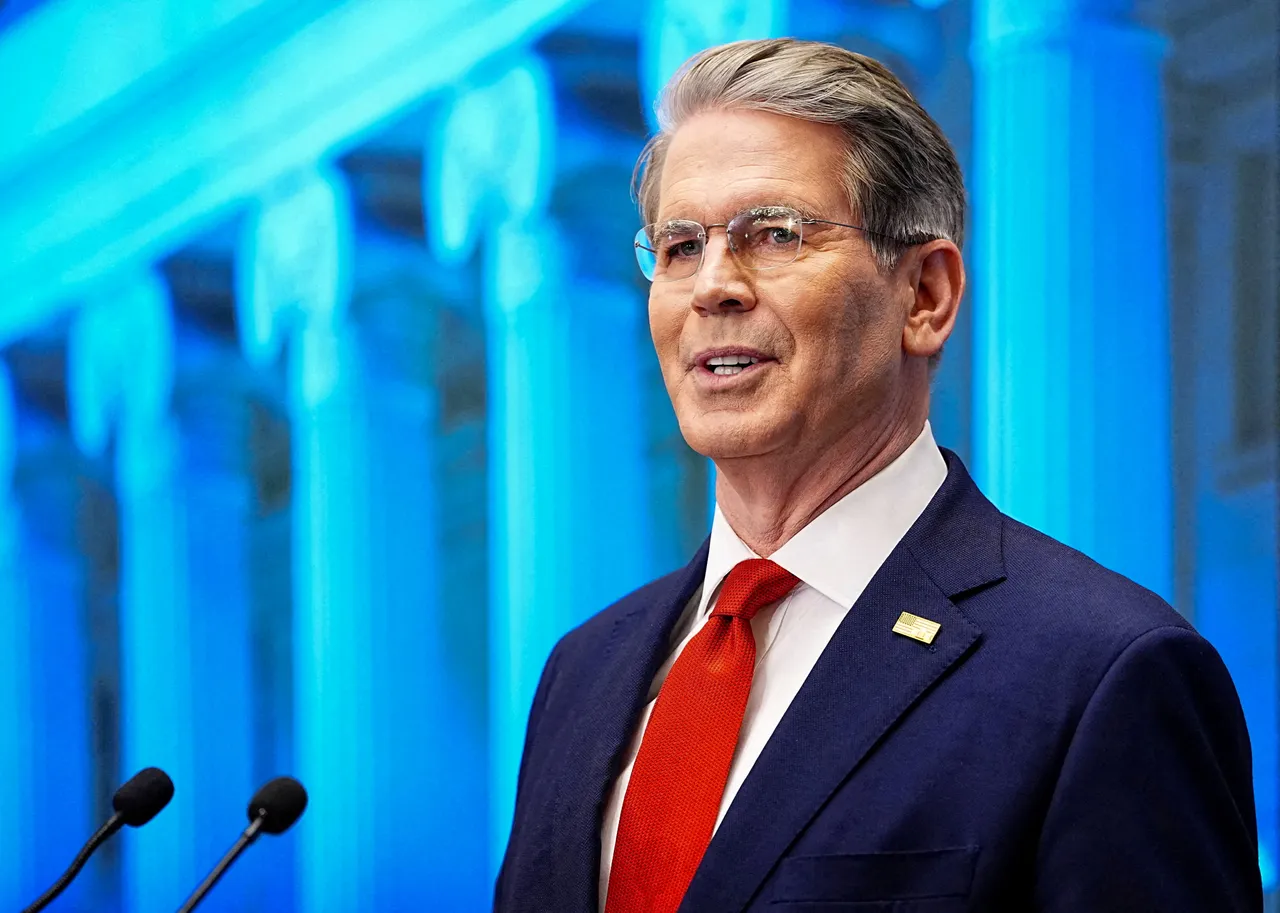 美國財政部長貝森特。路透社