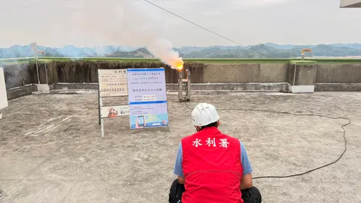 力求供灌順利！　寶二水庫今年第二次人工增雨