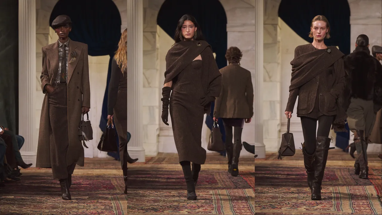Ralph Lauren 2026秋季女裝系列。品牌提供
