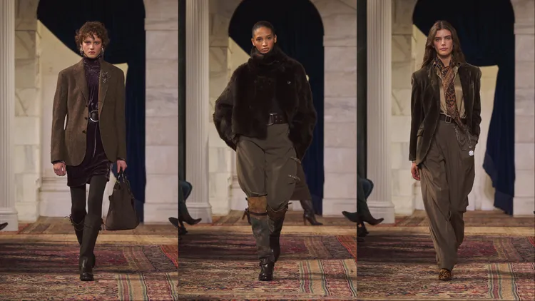 Ralph Lauren 2026秋季女裝系列。品牌提供