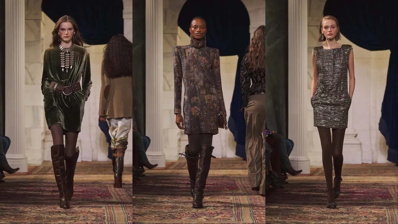 Ralph Lauren 2026秋季女裝系列。品牌提供