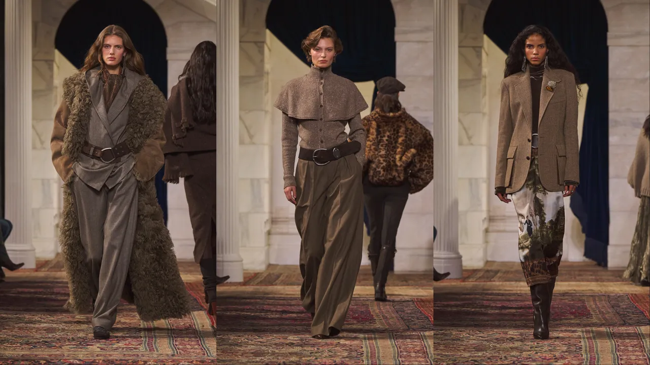 Ralph Lauren 2026秋季女裝系列。品牌提供