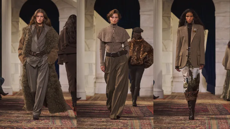 Ralph Lauren 2026秋季女裝系列。品牌提供
