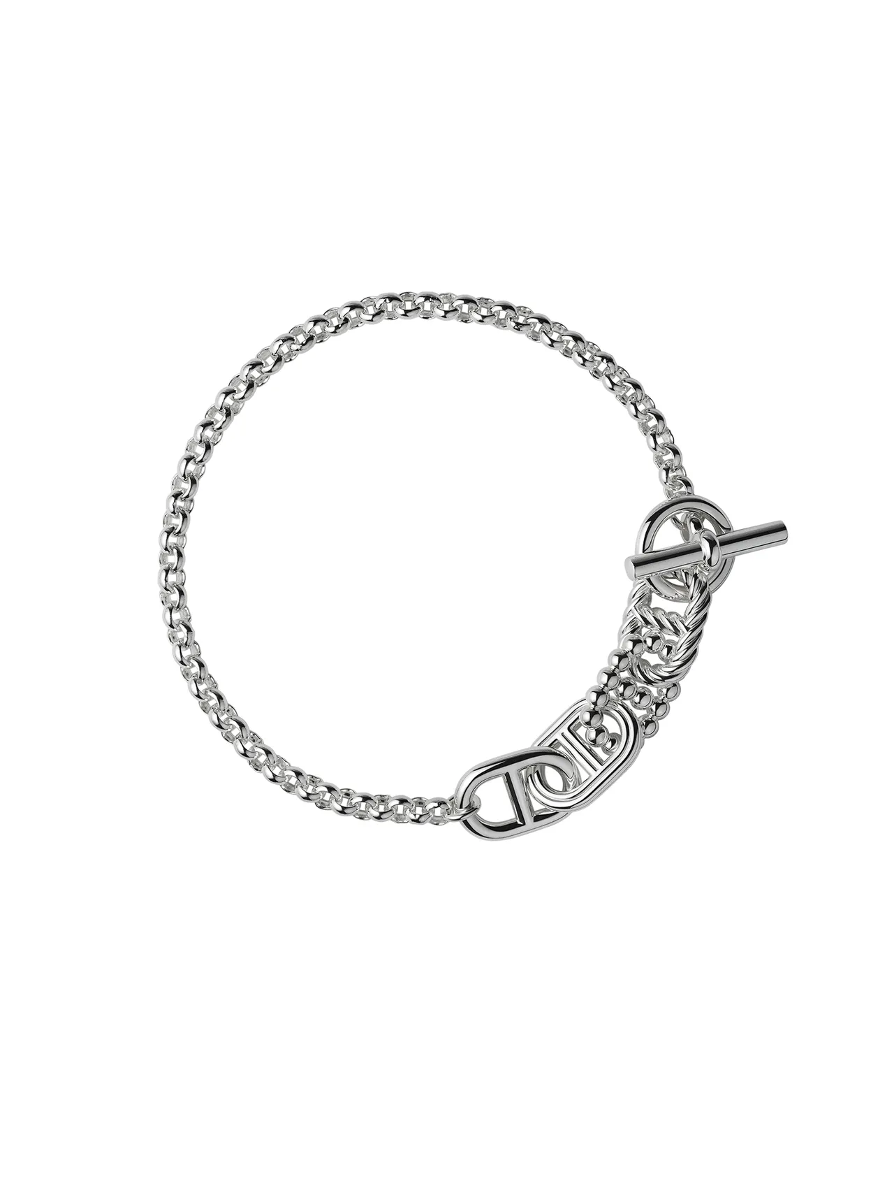 Chaîne d’Ancre Aléa II 純銀手環，13萬1300元。品牌提供