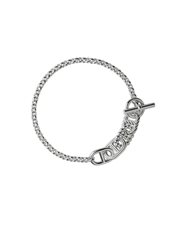 Chaîne d’Ancre Aléa II 純銀手環，13萬1300元。品牌提供