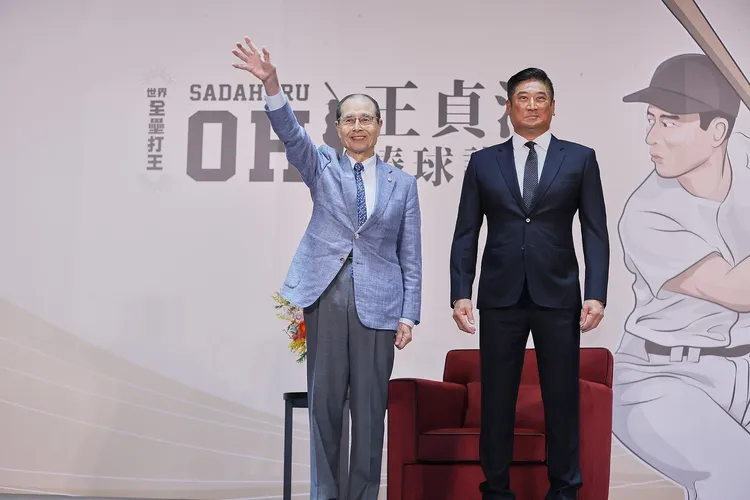 王貞治棒加棒球講座。  棒協提供