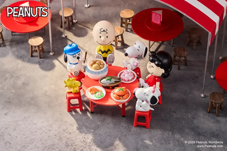 《Snoopy & Friends 台灣辦桌》系列公仔即日起開放預購。Be come true平台提供
