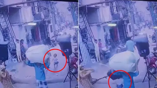 影片｜街頭宣講「3歲女路過冤死」　大音箱正巧倒下變兇器