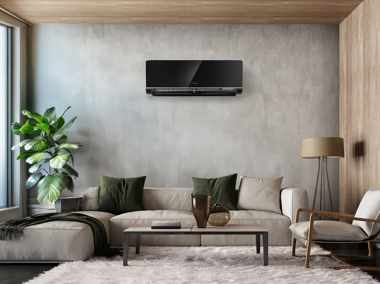 奇美空調「星揚HK1系列」(紳士鏡面黑)，打造自在的室內空氣體驗。